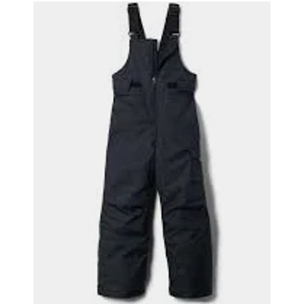 Columbia black, insulated snow bib overalls size 10/12